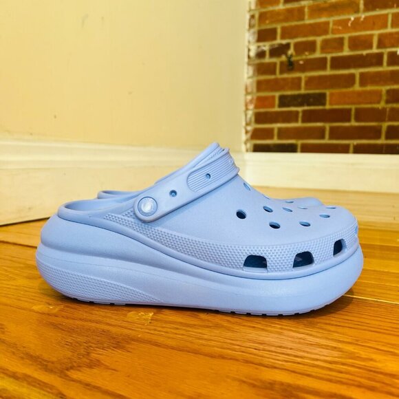Crocs Classic Mega Crush Clog Moon Jelly Purple Men’s 9 Women’s 11 - Picture 13 of 16